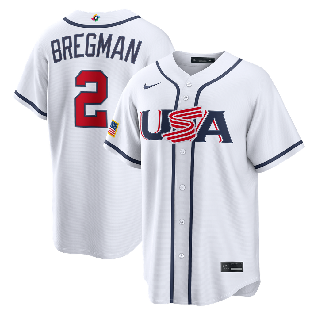 USA Baseball Nike White MLB Jersey