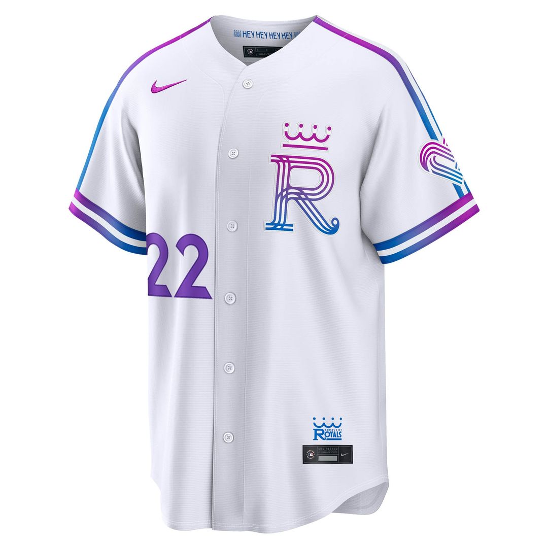 Kansas City Royals Nike White MLB Jersey