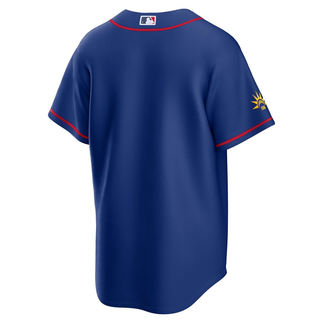 France National Team Nike Blue Replica MLB Jersey