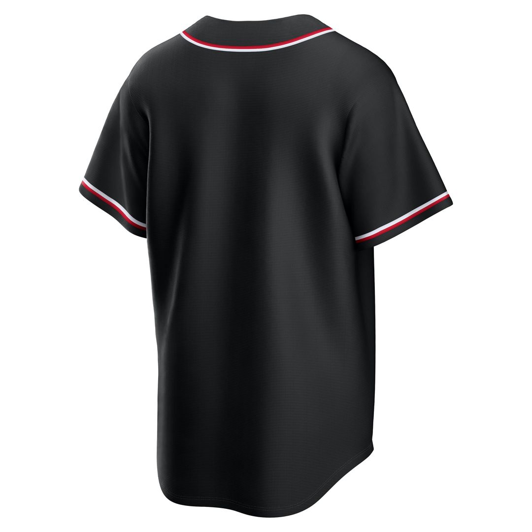 Cleveland Guardians Nike Black Replica MLB Jersey