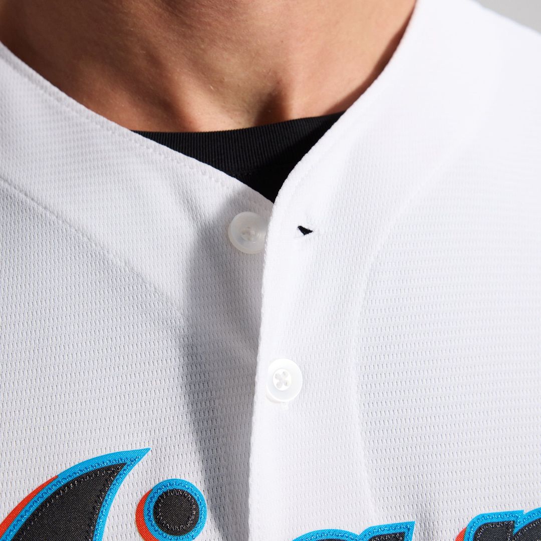 Miami Marlins Nike White Replica MLB Jersey