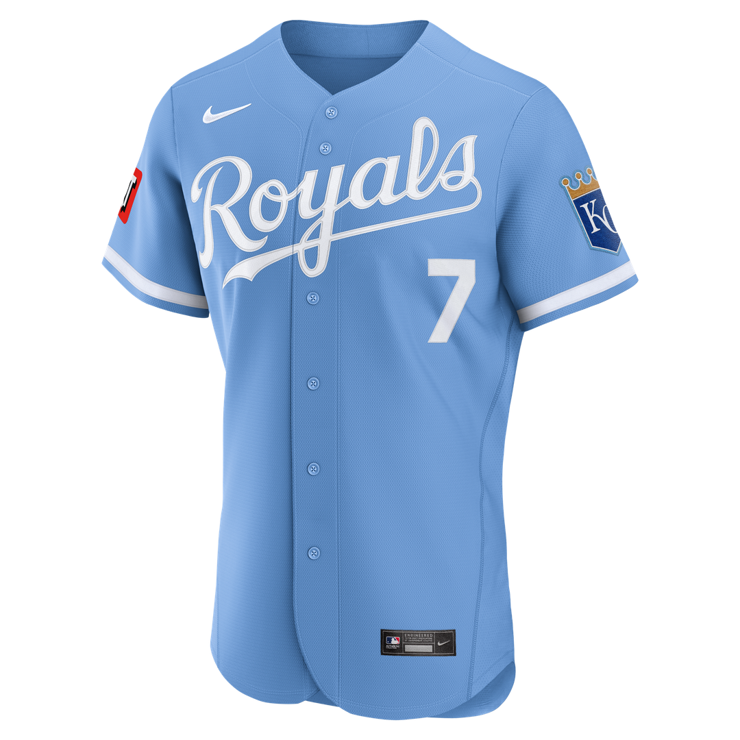 Kansas City Royals Nike Blue Authentic MLB Jersey