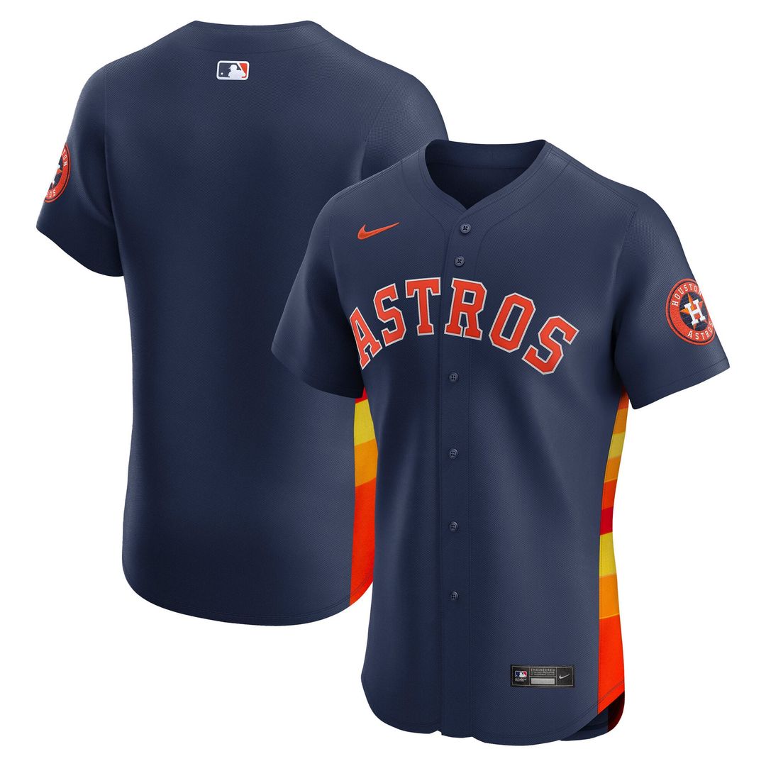 Houston Astros Nike Navy Authentic MLB baseball jersey