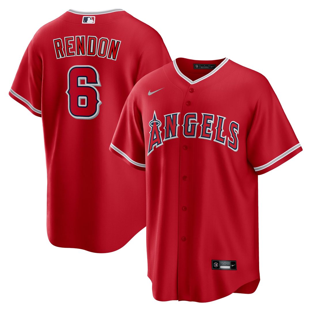 Los Angeles Angels Nike Red Replica MLB baseball jersey
