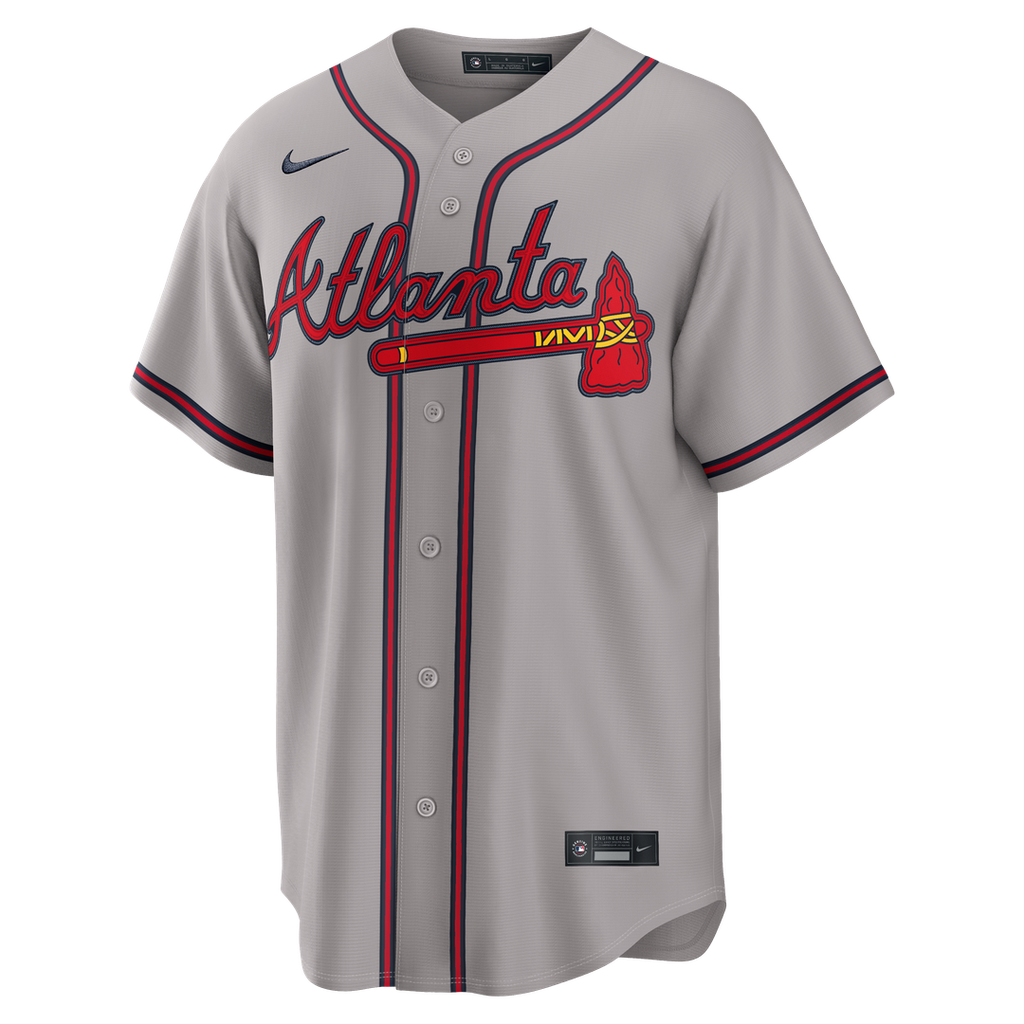 Atlanta Braves Nike Gray Replica MLB Jersey