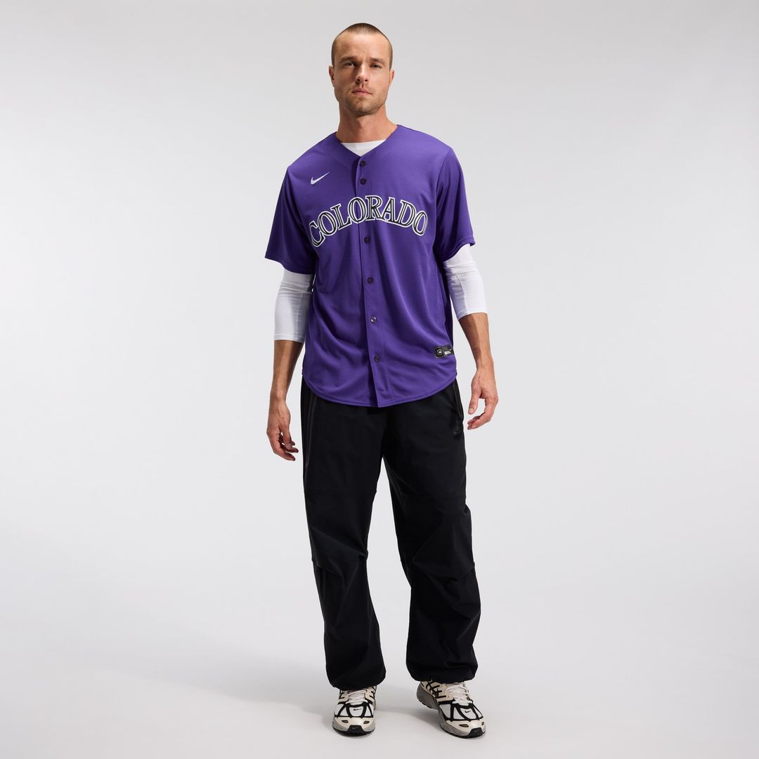 Colorado Rockies Nike Purple Replica MLB Jersey