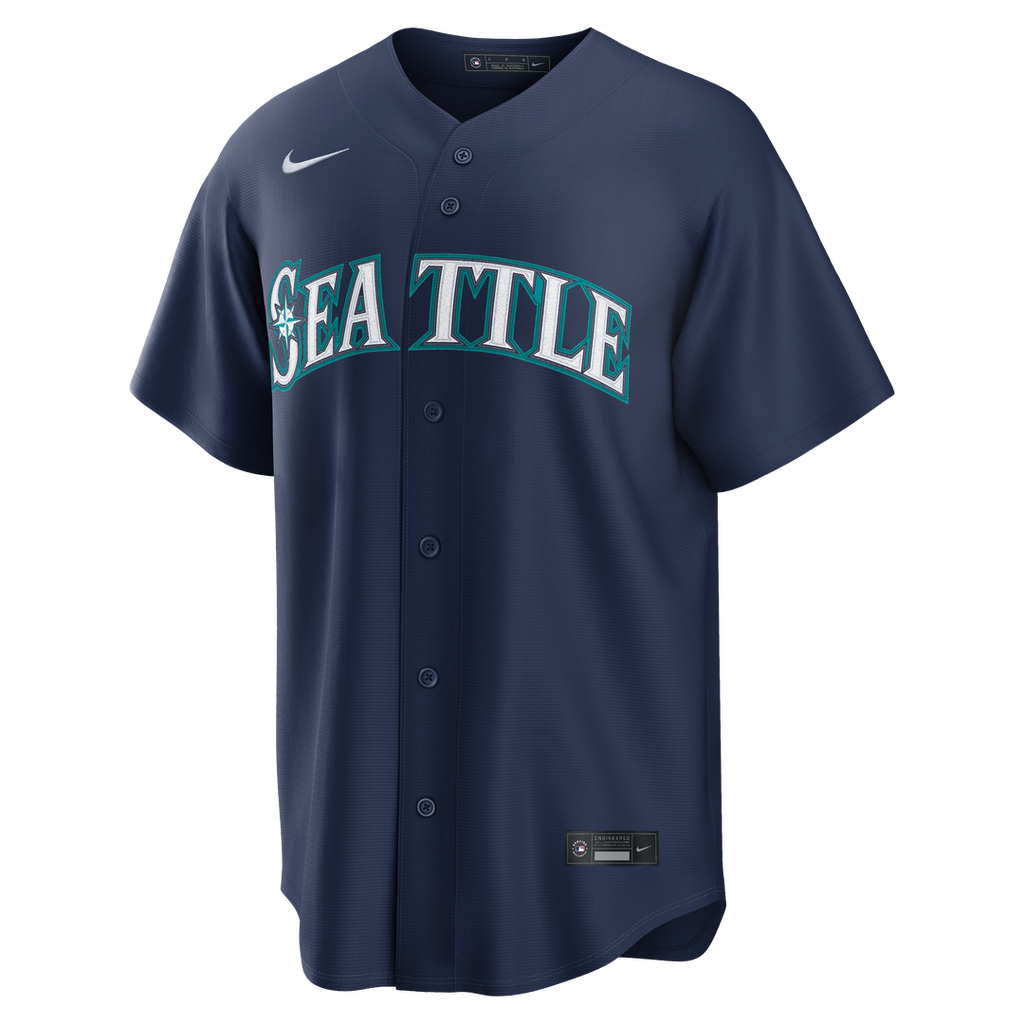 Seattle Mariners Nike Navy Replica MLB Jersey