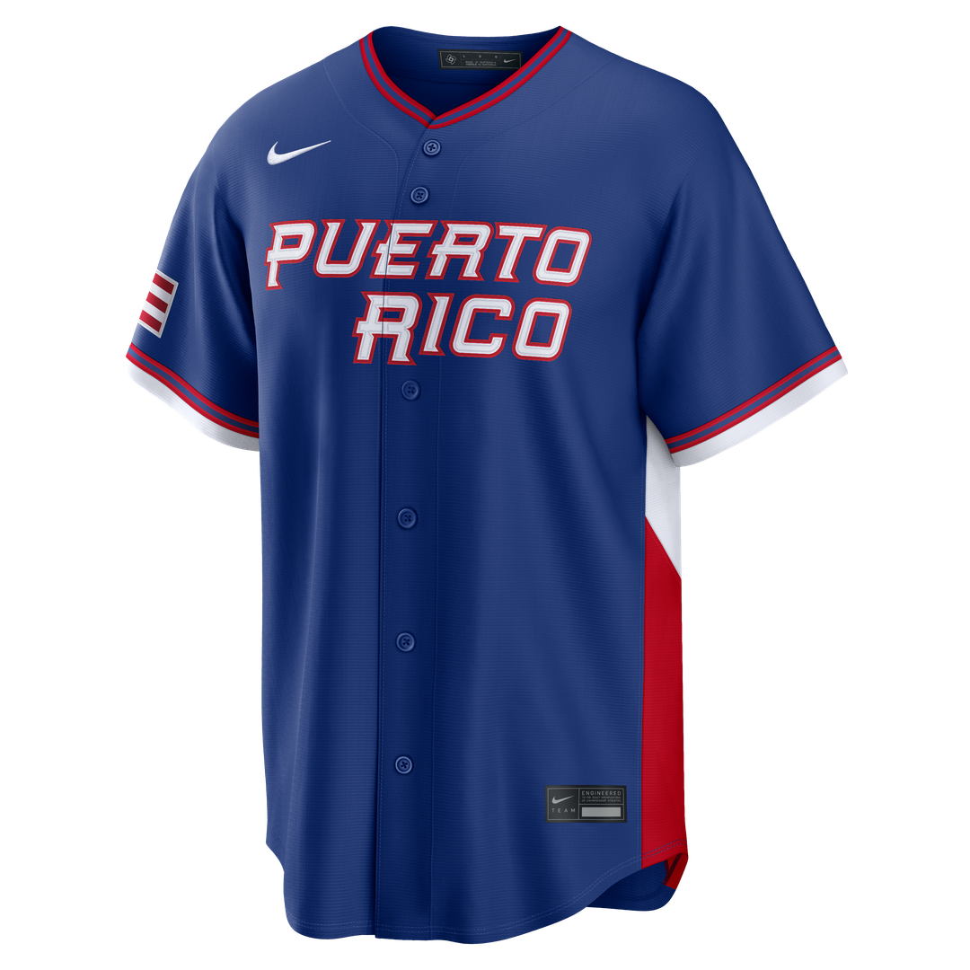 Puerto Rico Baseball Nike Royal MLB Jersey