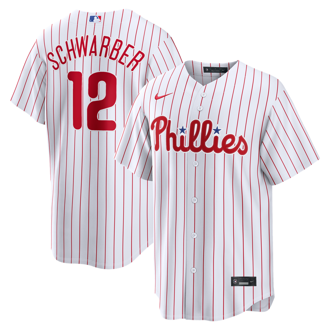 Philadelphia Phillies Nike White Replica MLB baseball jersey