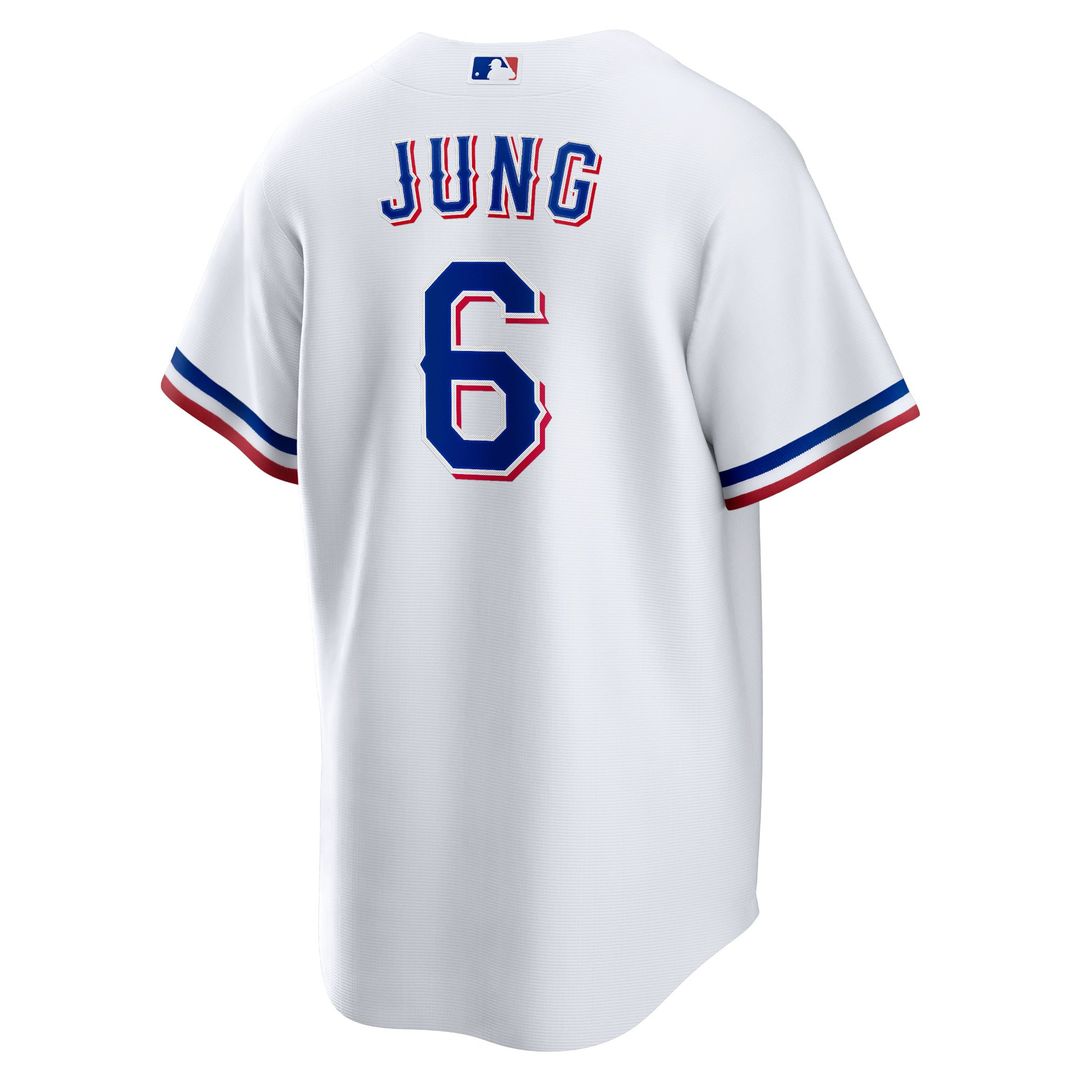 Texas Rangers Nike White Replica MLB Jersey