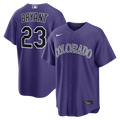 Colorado Rockies Nike Purple Replica MLB baseball jersey