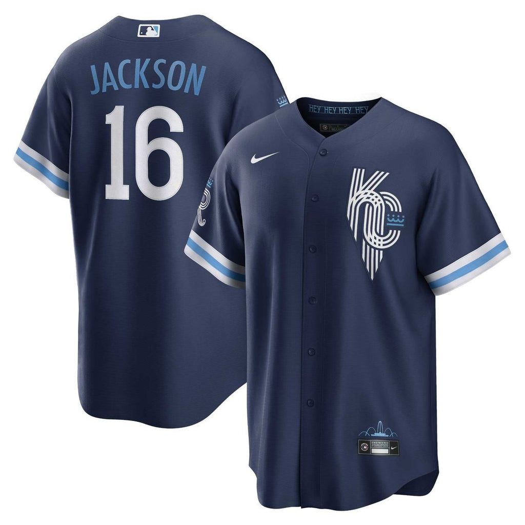 Kansas City Royals Nike Navy Replica MLB baseball jersey