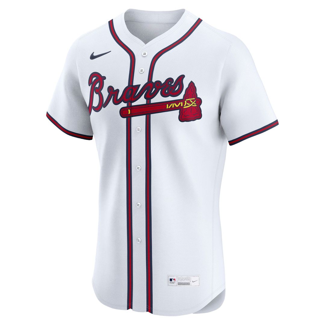 Atlanta Braves Nike White Authentic MLB Jersey
