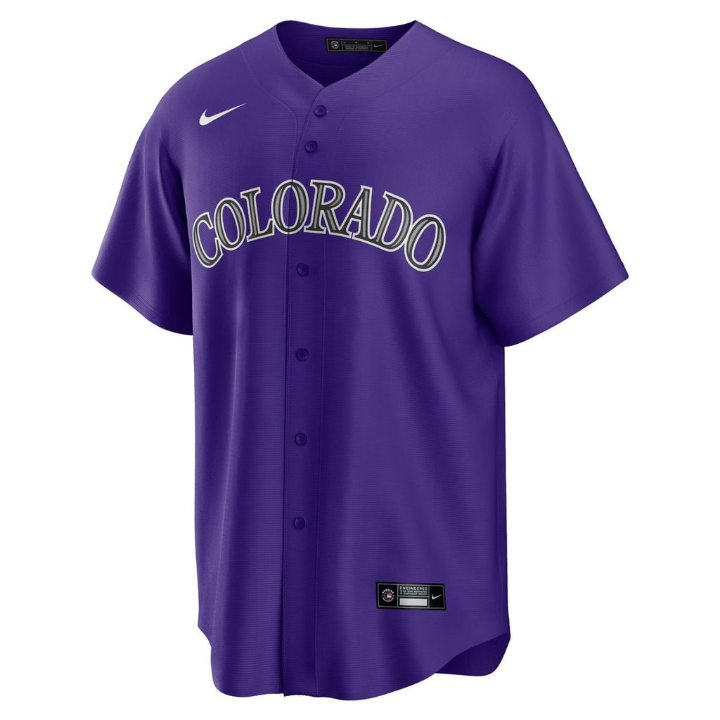 Colorado Rockies Nike Purple Replica MLB Jersey