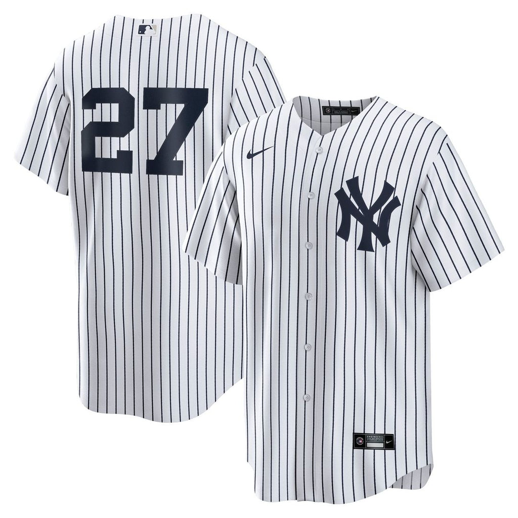 New York Yankees Nike White Replica MLB baseball jersey