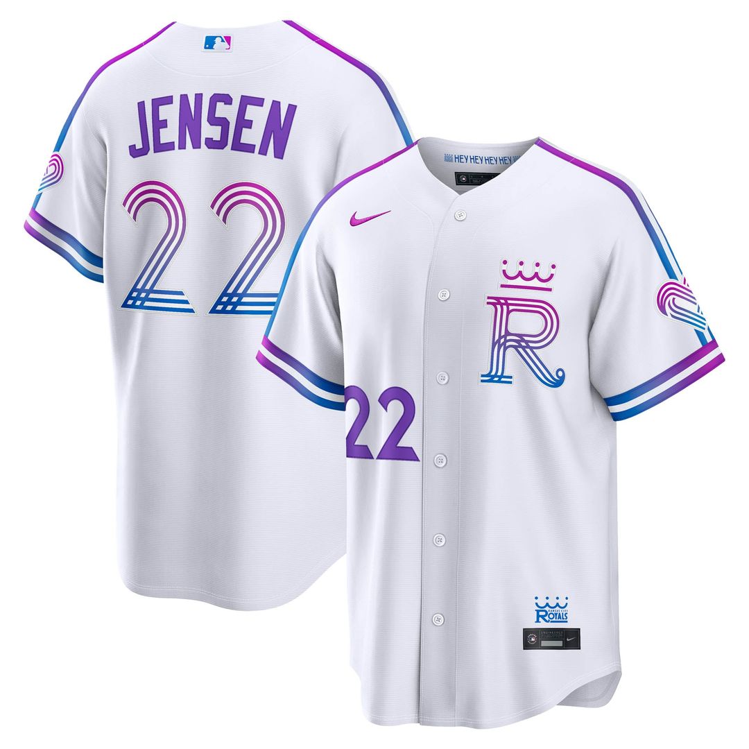 Kansas City Royals Nike White MLB baseball jersey