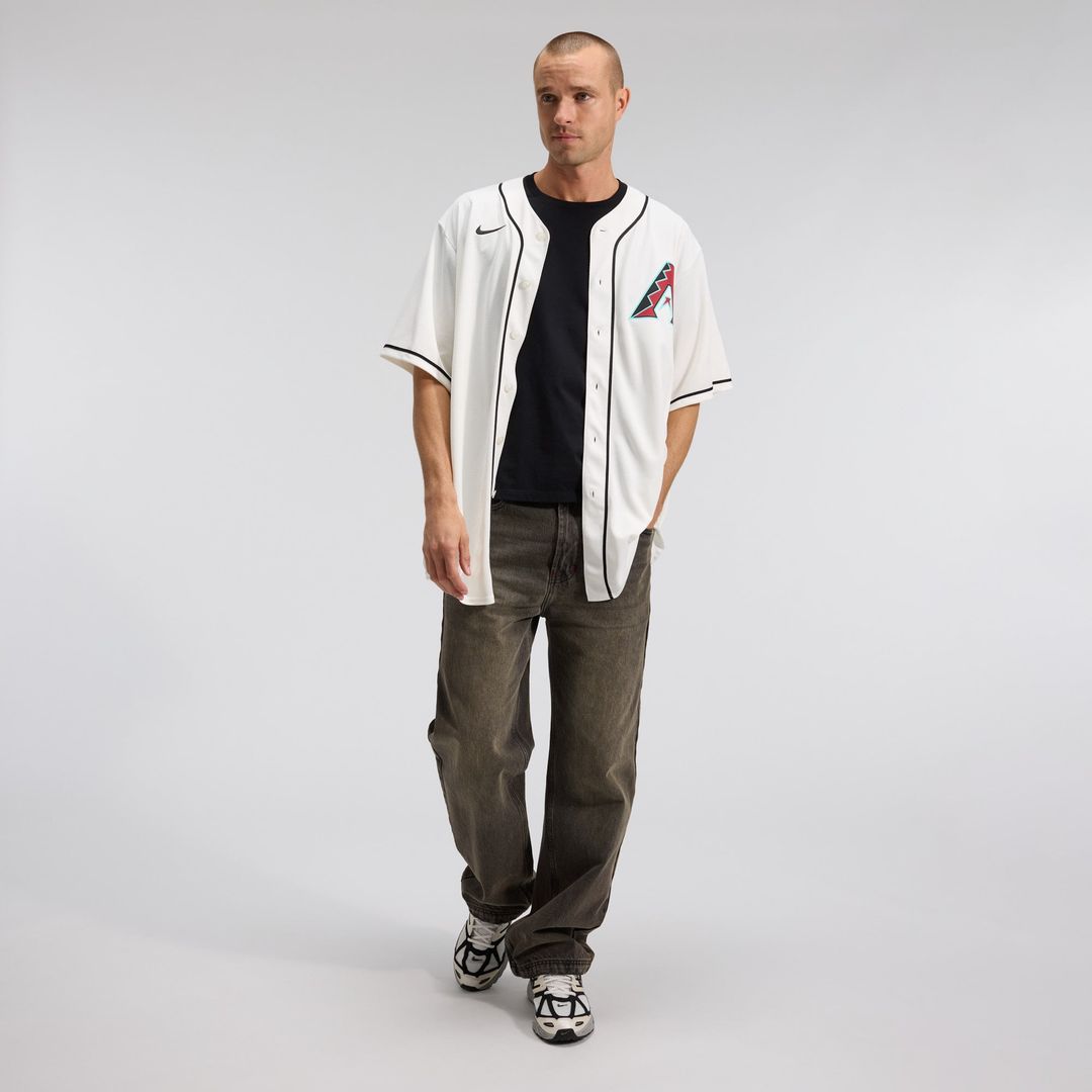 Arizona Diamondbacks Nike Cream Replica MLB Jersey