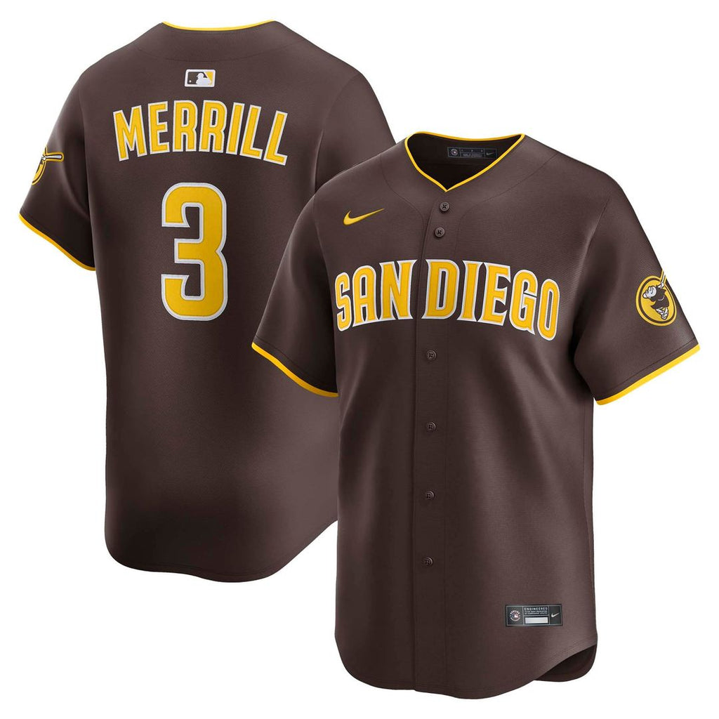 San Diego Padres Nike Brown Authentic MLB baseball jersey