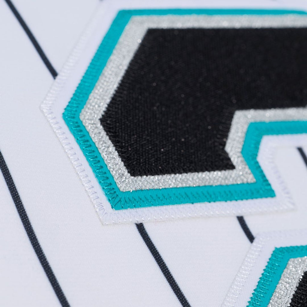 Florida Marlins Mitchell & Ness White Authentic MLB Jersey