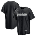 Cleveland Guardians Nike Black Replica MLB baseball jersey