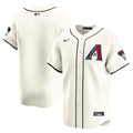 Arizona Diamondbacks Nike Cream Authentic MLB baseball jersey