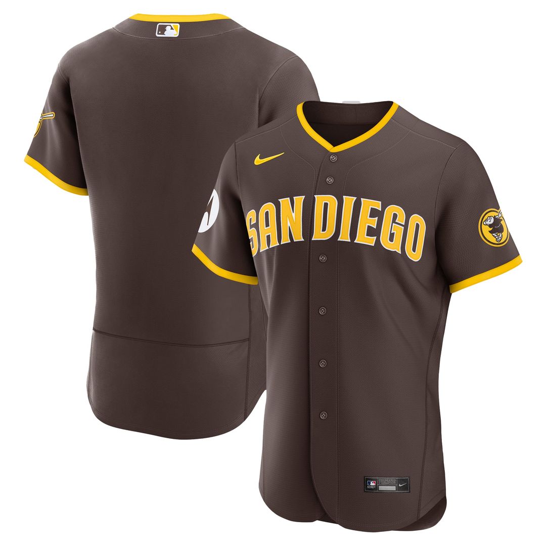 San Diego Padres Nike Brown Authentic MLB Jersey