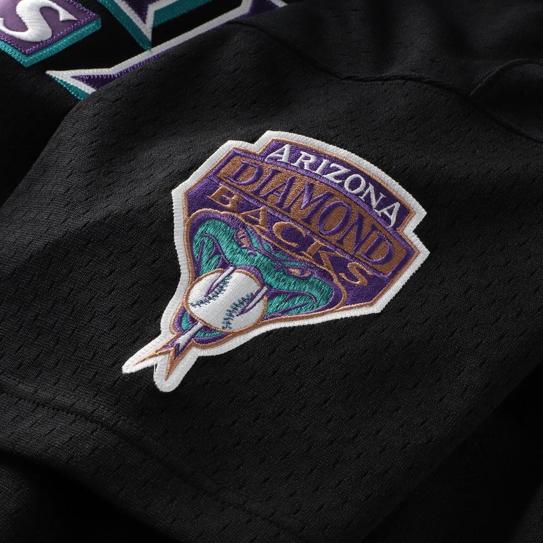 Arizona Diamondbacks Mitchell & Ness Black Authentic MLB Jersey