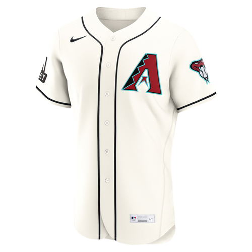 Arizona Diamondbacks Nike Cream Authentic MLB Jersey