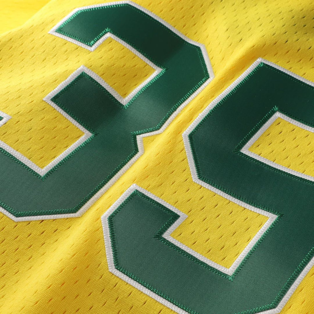 Athletics Mitchell & Ness Yellow Authentic MLB Jersey