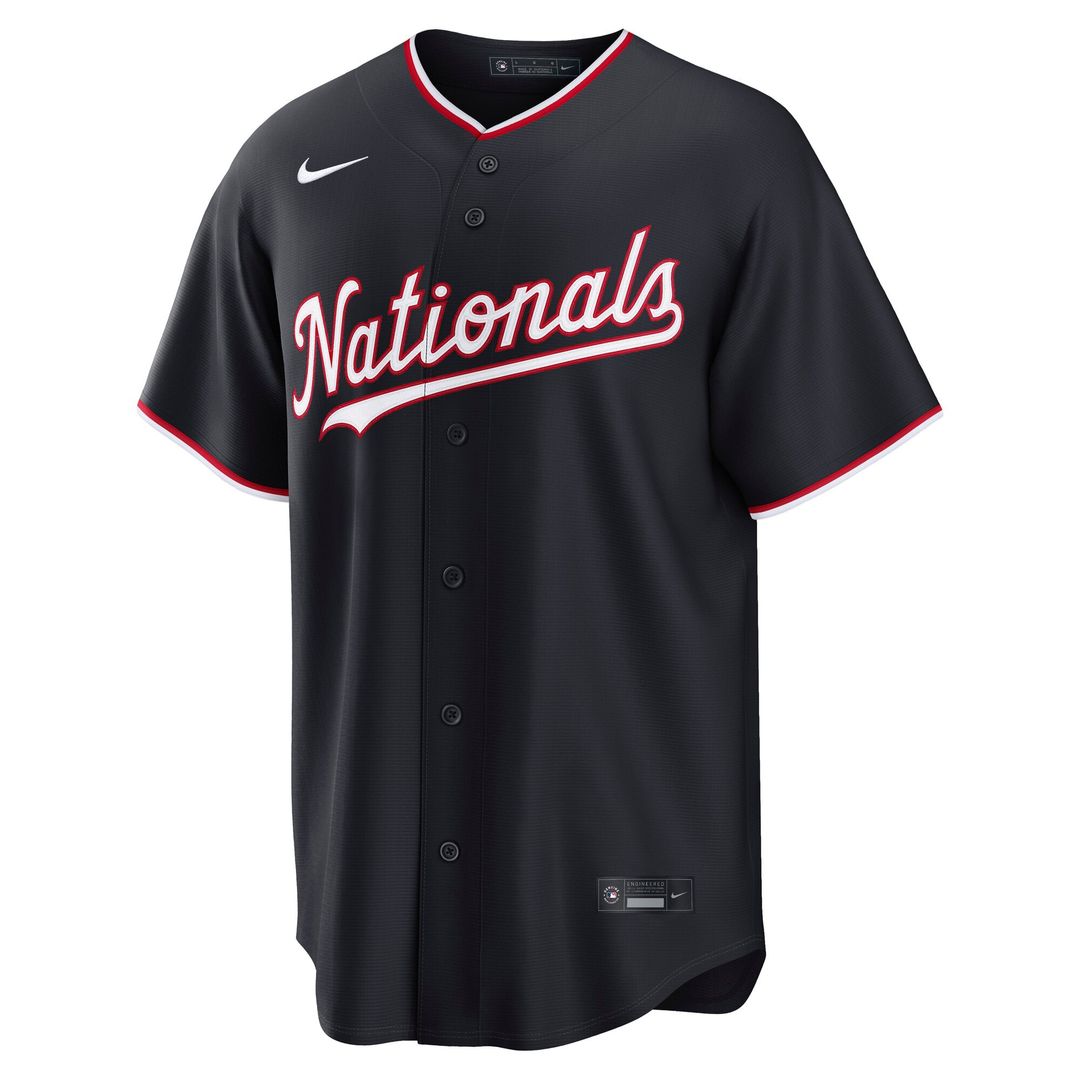 Washington Nationals Nike Navy Replica MLB Jersey