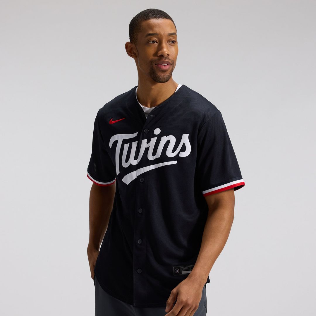 Minnesota Twins Nike Navy Replica MLB Jersey