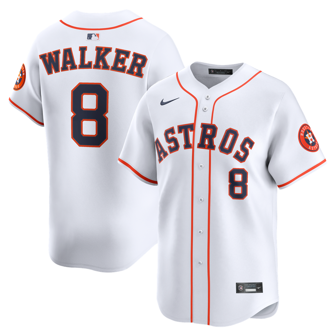 Houston Astros Nike White Authentic MLB baseball jersey