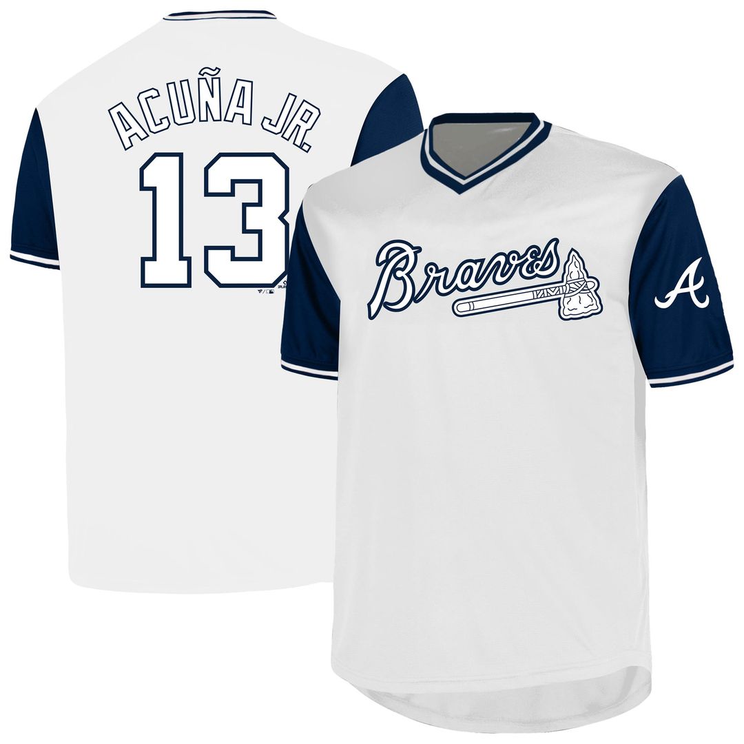 Atlanta Braves Profile White MLB baseball jersey