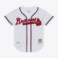 Atlanta Braves Mitchell & Ness White Authentic MLB baseball jersey