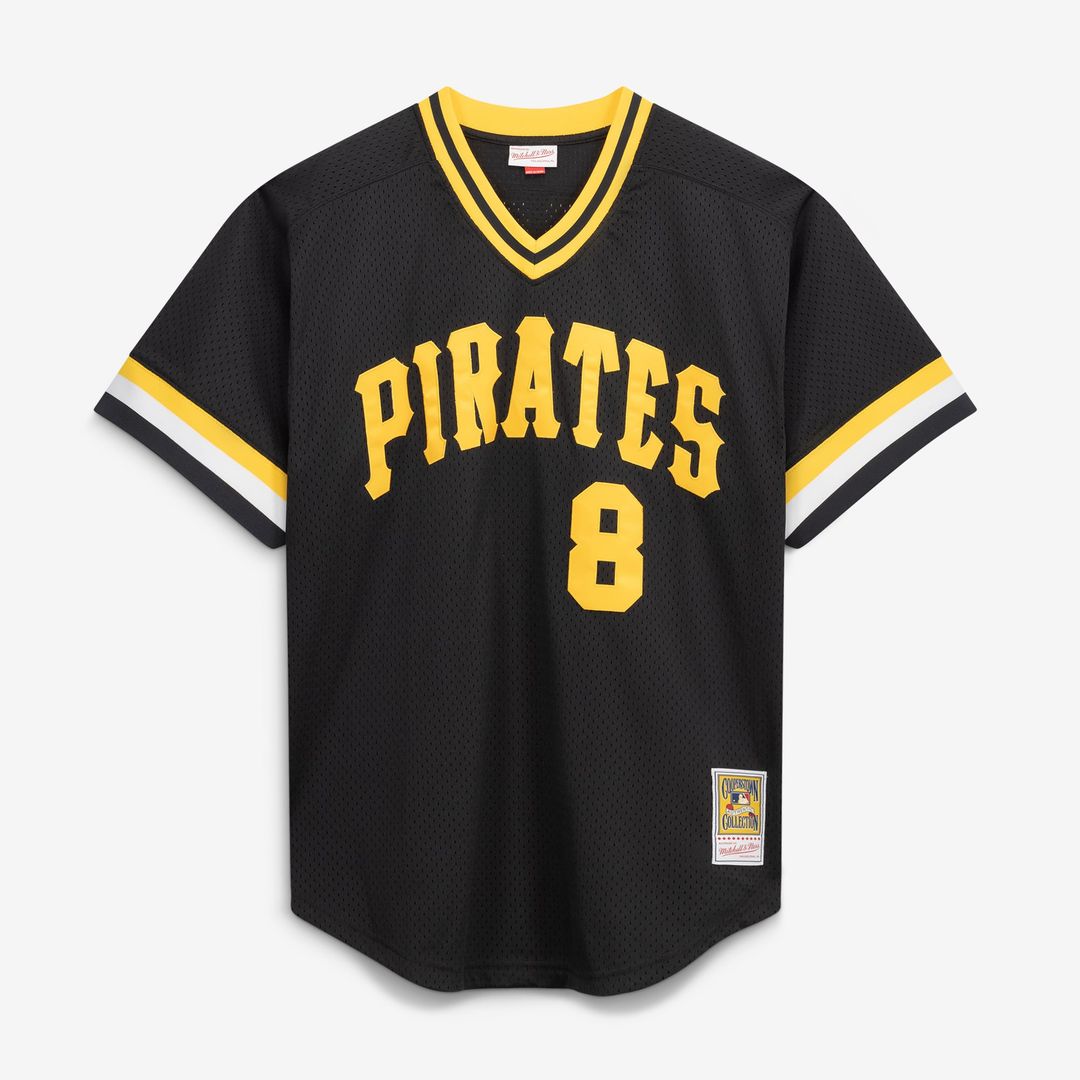Pittsburgh Pirates Mitchell & Ness Black Authentic MLB Jersey