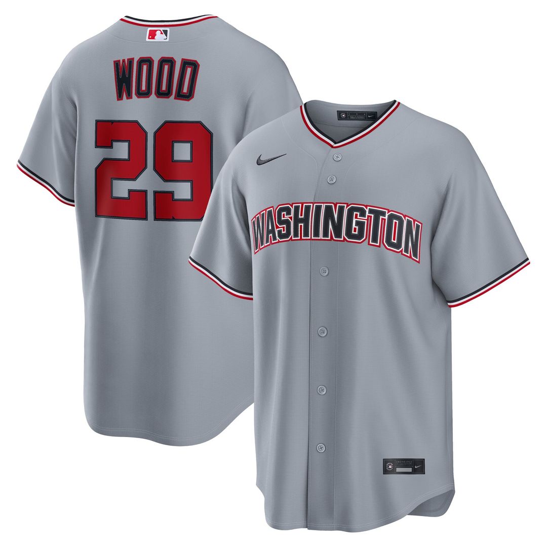 Washington Nationals Nike Navy Replica MLB Jersey