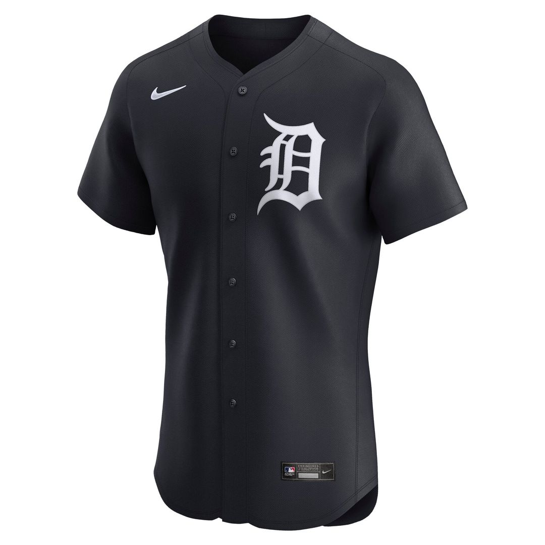 Detroit Tigers Nike White Authentic MLB Jersey