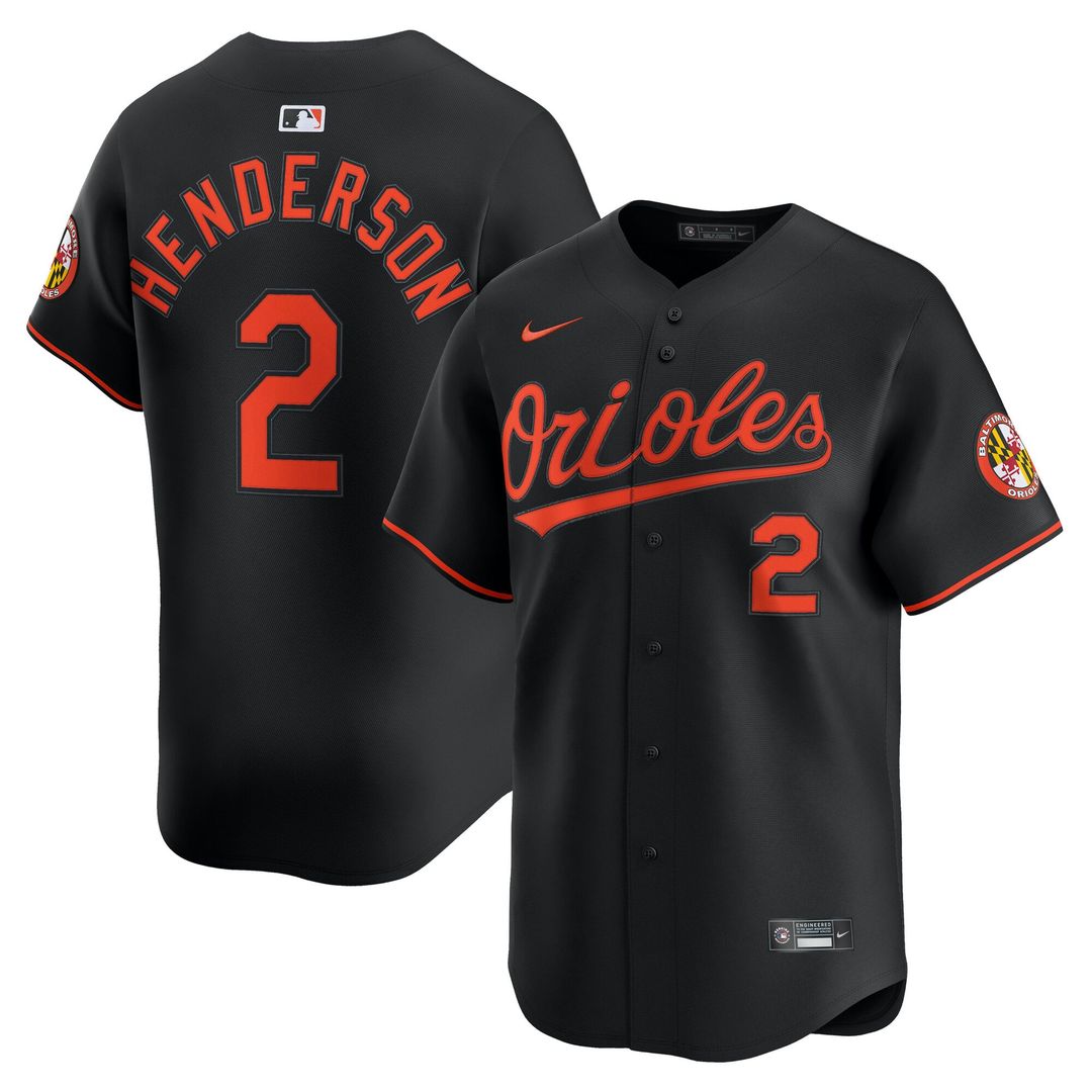 Baltimore Orioles Nike Black Authentic MLB baseball jersey