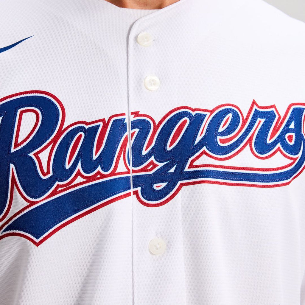 Texas Rangers Nike White Replica MLB Jersey