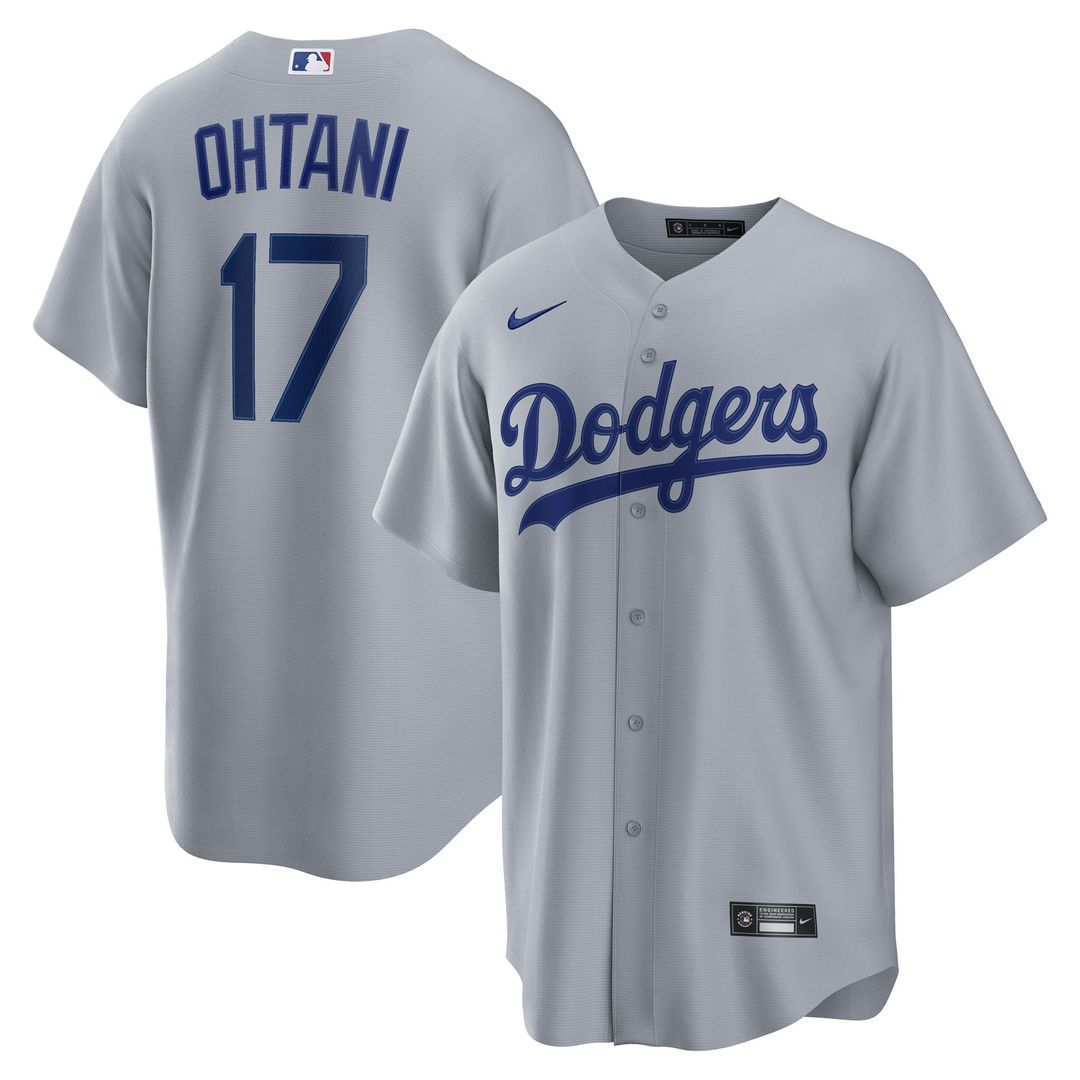 Los Angeles Dodgers Nike Gray Replica MLB Jersey