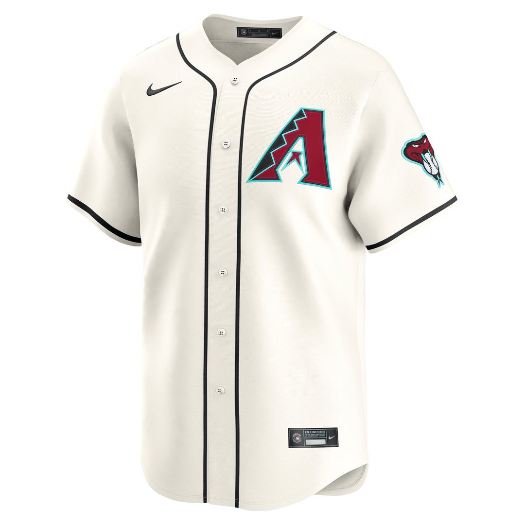 Arizona Diamondbacks Nike Cream Authentic MLB Jersey