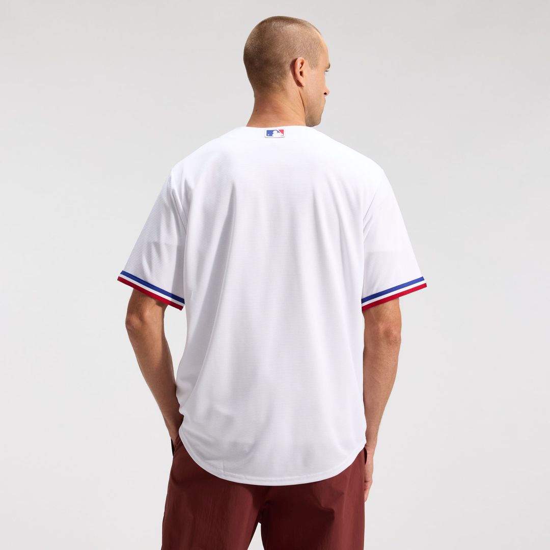 Texas Rangers Nike White Replica MLB Jersey