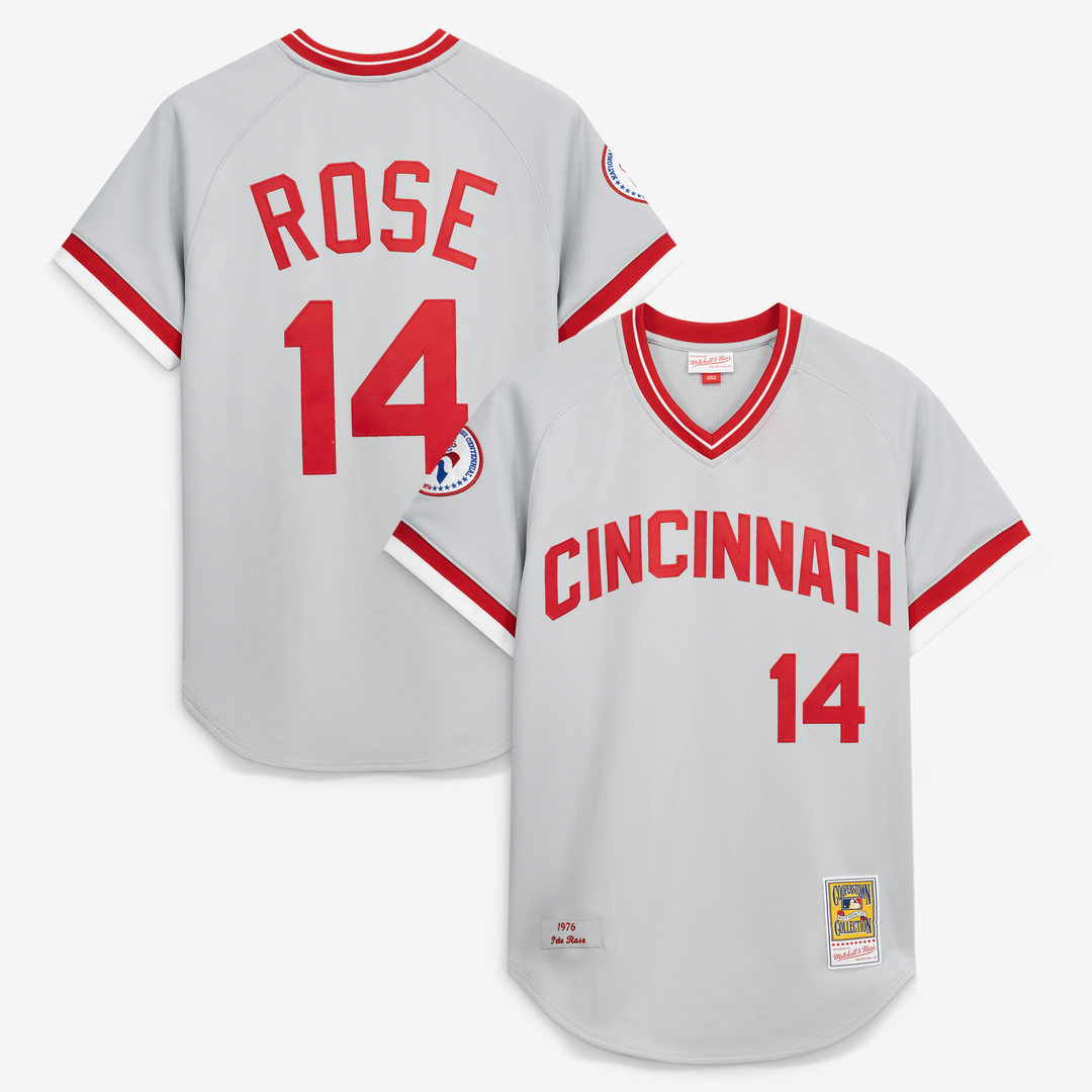 Cincinnati Reds Mitchell & Ness Gray Authentic MLB baseball jersey