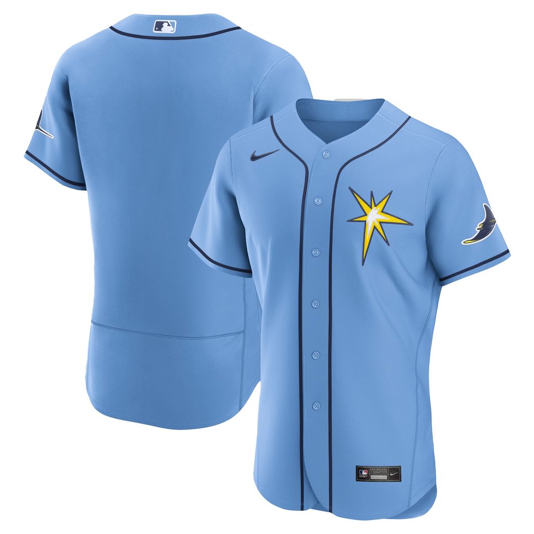 Tampa Bay Rays Nike Blue Authentic MLB baseball jersey