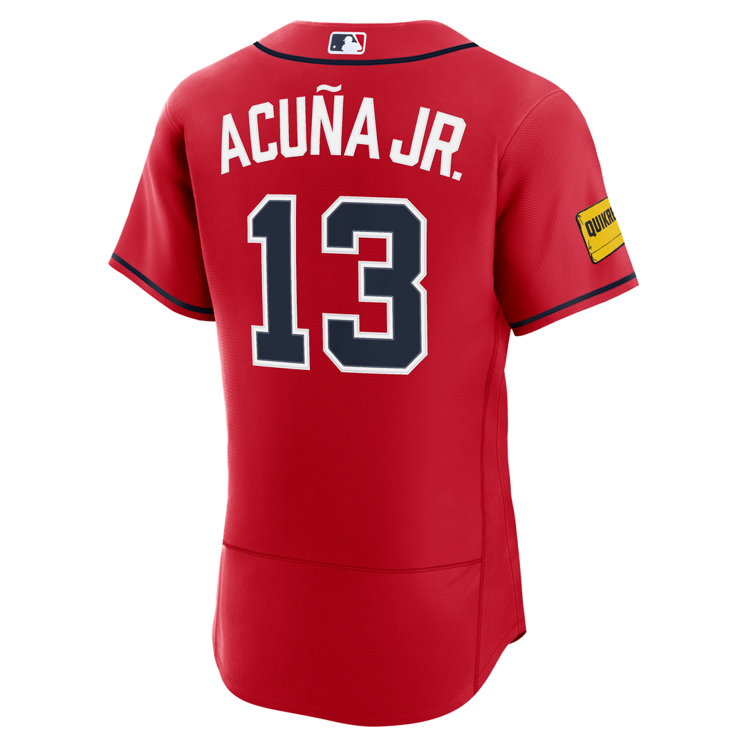 Atlanta Braves Nike Red Authentic MLB Jersey