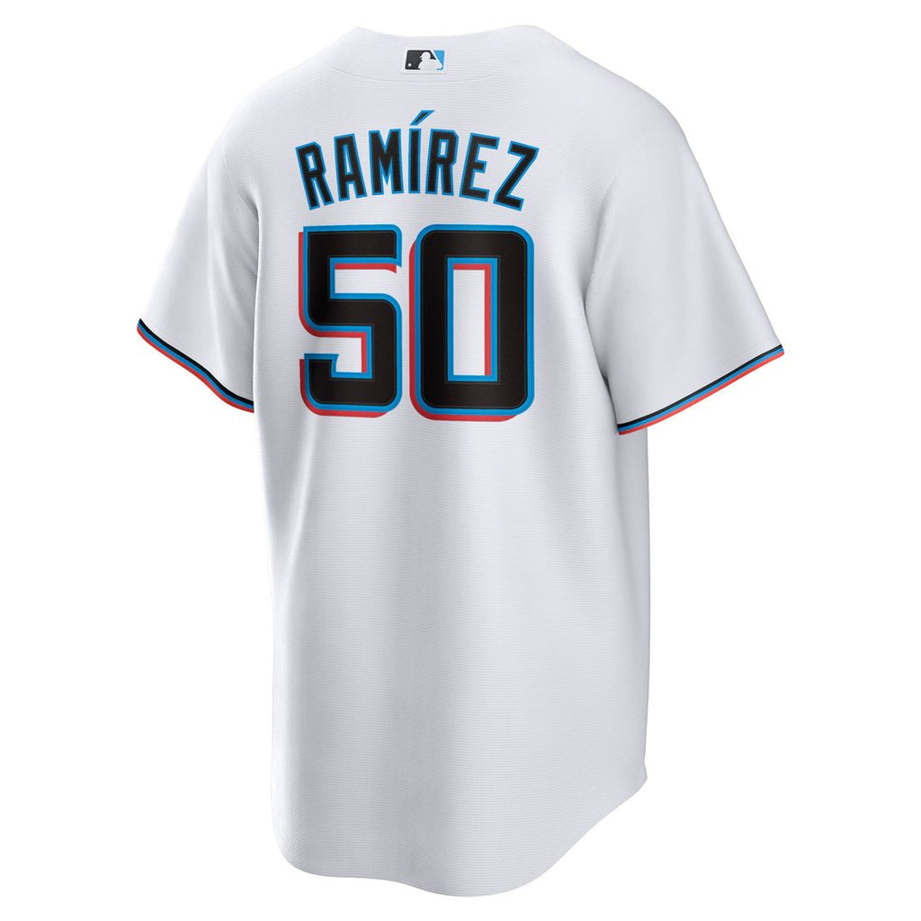 Miami Marlins Nike White Replica MLB Jersey