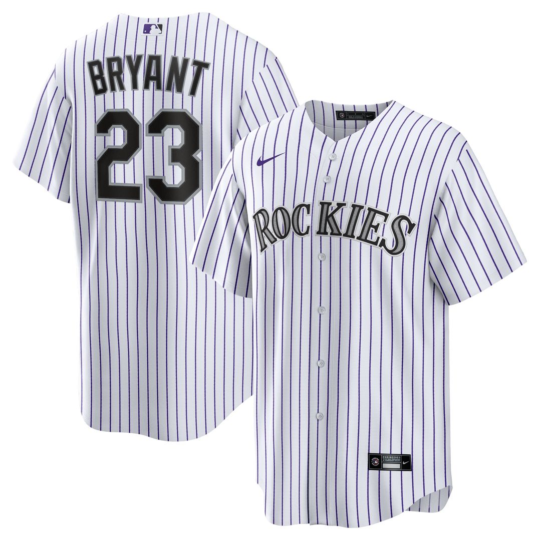 Colorado Rockies Nike White Replica MLB baseball jersey
