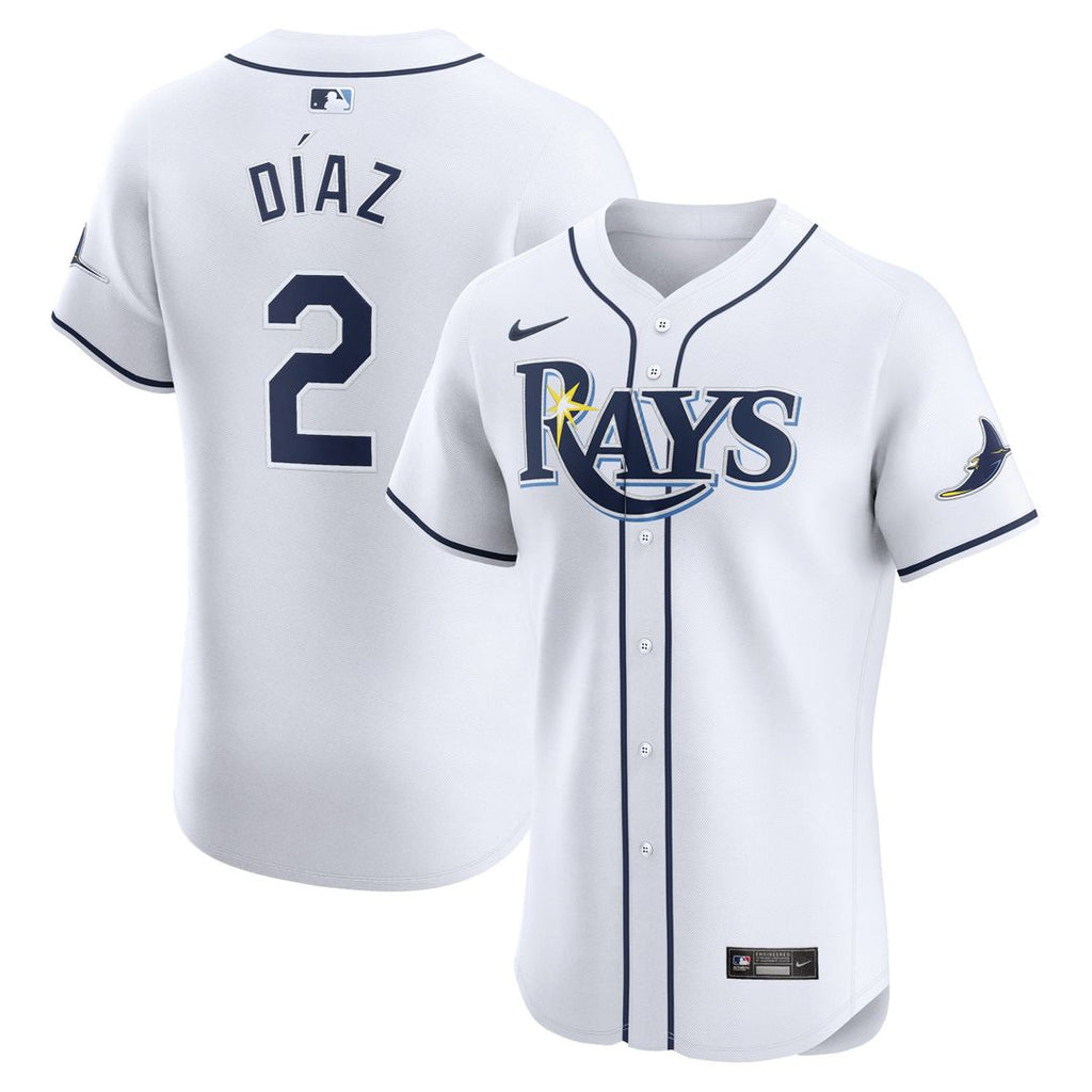 Tampa Bay Rays Nike White Authentic MLB baseball jersey