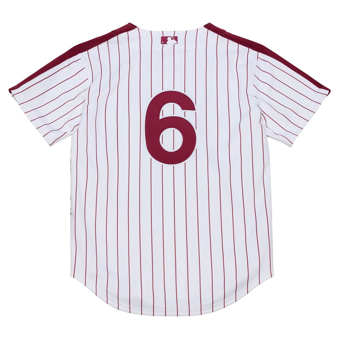 Philadelphia Phillies Mitchell & Ness White Authentic MLB Jersey