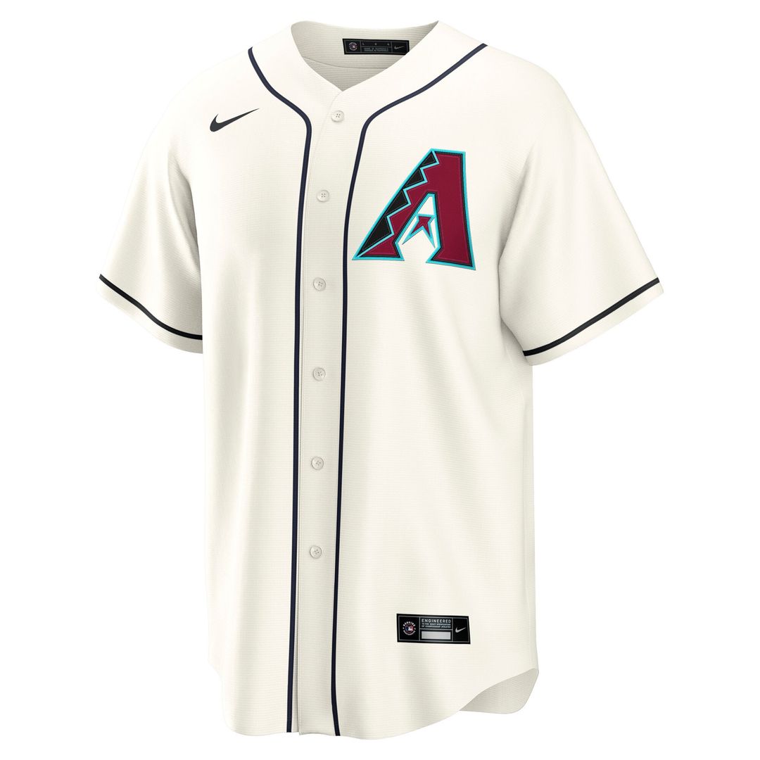 Arizona Diamondbacks Nike Cream Replica MLB Jersey